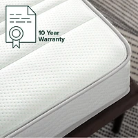 Zinus 6 Inch Foam and Spring Mattress / CertiPUR-US Certified Foams / Mattress-in-a-Box