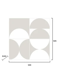 FloorPops Eclipse lot de 20 carreaux de sol a peler et coller