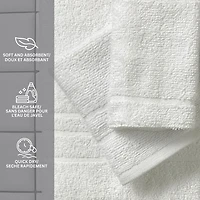 Mainstays Solid Washcloth, 12x12"