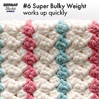 Bernat Couverture Sparkle Yarn, 10,5 oz (300), super volumineux, polyester