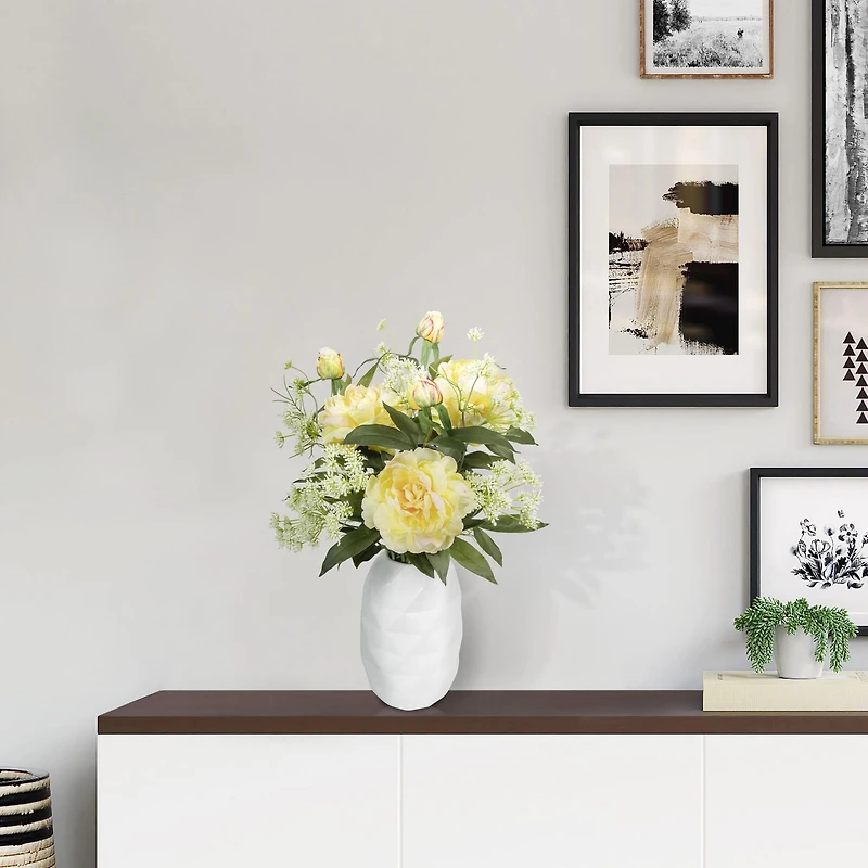 Pivoine artificielle à longue tige Mainstays 27 pouces Hauteur / Poids env. 61 grammes