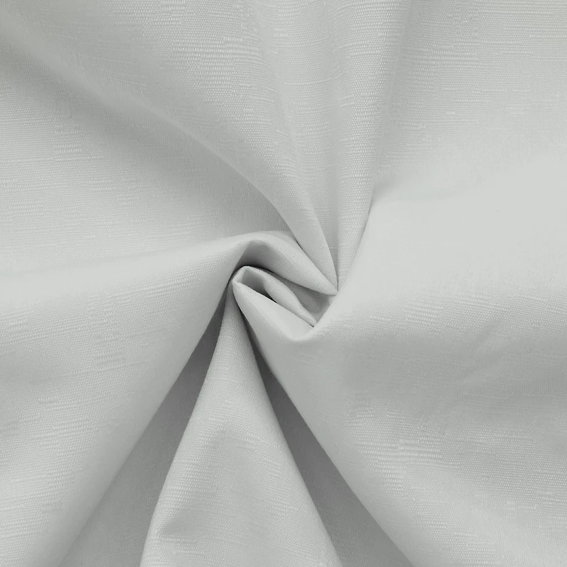 Loft Living Kelsey, panneau de rideau à oeillets texturé, 100% occultant 52" x 63", blanc