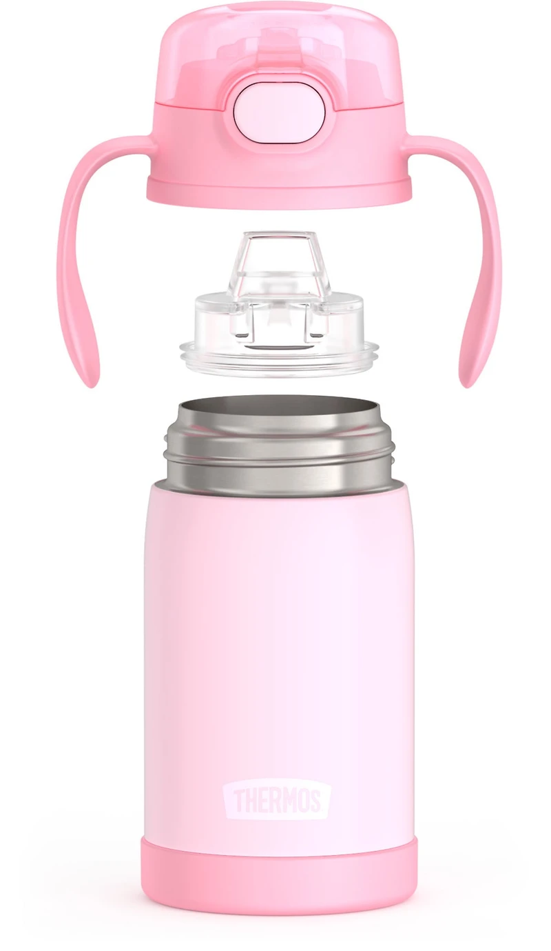 Thermos Biberon à Paille en Acier Inoxydable Isolé sous Vide 10 Oz