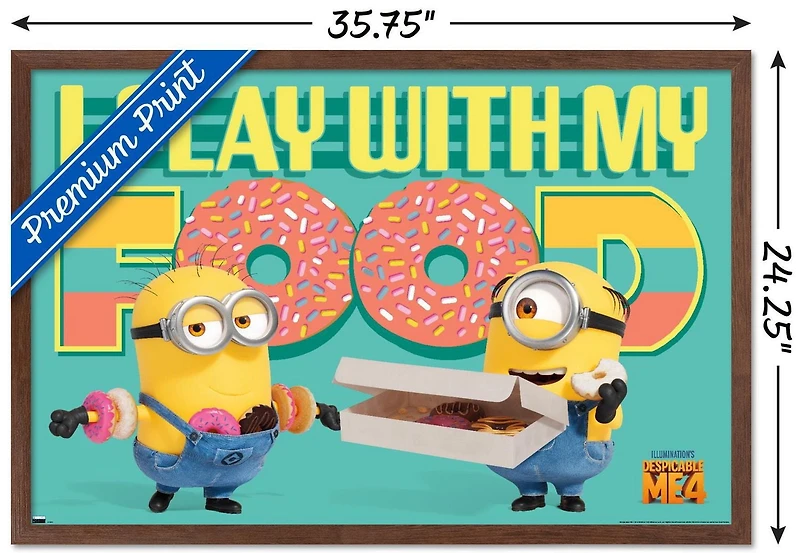 Illumination Despicable Me 4 - Donuts Wall Poster with Pushpins, 22.375" x 34"