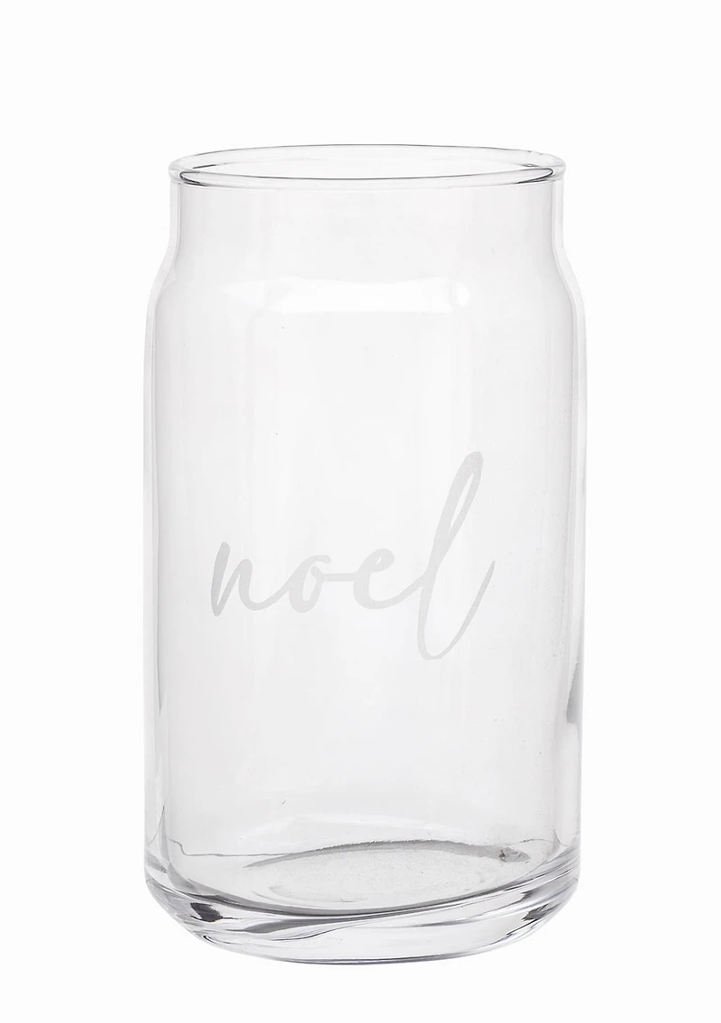 Holiday Time Noel Glass Beer 17oz