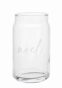 Holiday Time Noel Glass Beer 17oz