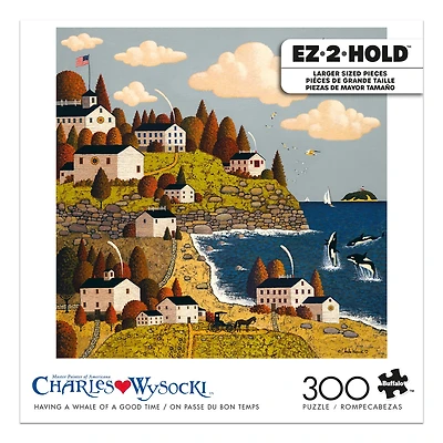 Puzzle en 300 pièces entrelacées Buffalo Games « Having a Whale of a Good Time » pour adultes à partir de 14 ans
