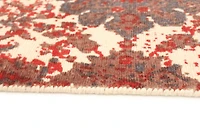 ECARPETGALLERY Tapis Métier Main pour Salon, Salle à Manger et Chambre à Coucher Contemporain Collection Galleria 4'11" x 7'3" en Ivoire