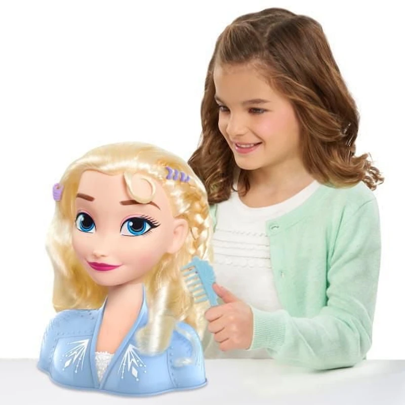 Disney’s Frozen 2 Elsa Styling Head (14-pieces), Frozen 2 Elsa Styling Head