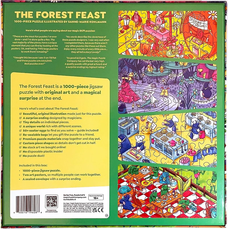 The Forest Feast • Puzzle de 1 000 pièces de The Magic Puzzle Company • Série 2