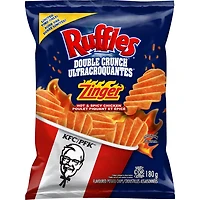 Ruffles Double Crunch KFC Zinger Hot & Spicy Chicken Flavoured Potato Chips