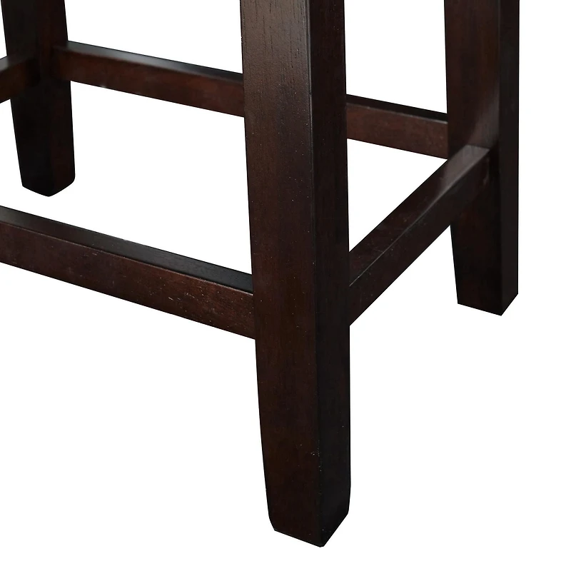 Tabouret de comptoir Eden en noyer