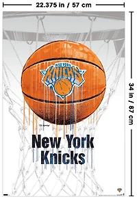 NBA New York Knicks - Drip Basketball 21 Wall Poster, 22.375" x 34"