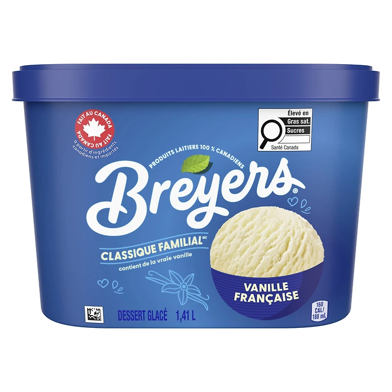 Dessert Glacé Breyers Vanille Française 1.41 L