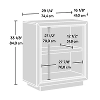 Sauder Hayes Garden Bookcase, Ashen Oak, 434778