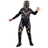 MARVEL Youth Black Panther (Shuri) Costume - Printed Jumpsuit with Special Padding and 3D Plastic Mask