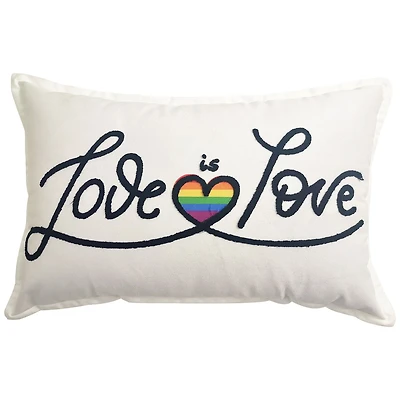 hometrends Coussin Décoratif Pride « Love is Love »