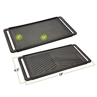 Cuisinart Grill/Crêpière en Fonte Réversible