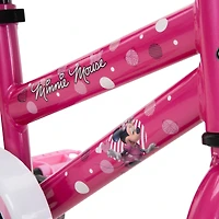 Minnie Mouse de Huffy, 12 Pouces, vélo pour les filles avec roues d'entraînement, rose 3-5 ans