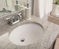 DROP Bath and Kitchen DR091188 Undermount Bathroom Sink Set