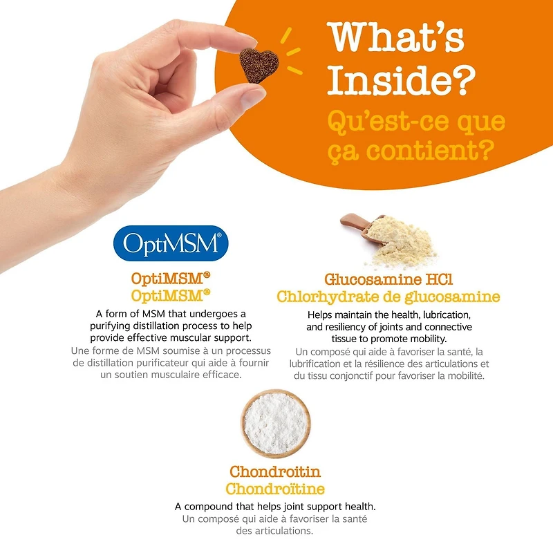 Zesty Paws Mobility Chews, supplément de saveur de canard pour chiens, 60 ct 60 Bouchées