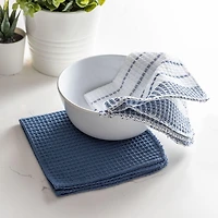 Fouta Stripe Set of 6 Cotton Dish Cloth