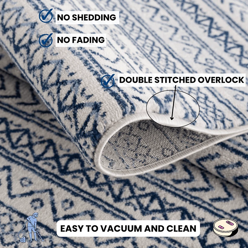 Rug Branch Havana Collection Traditional Distressed Area Rug.