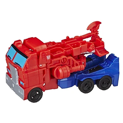 Transformers Cyberverse Action Attackers: 1-Step Changer Optimus Prime Action Figure