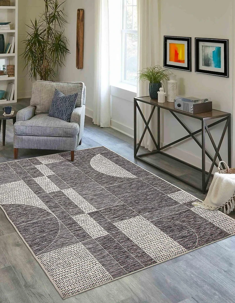 ECARPET Bodhi 5'0" x 8'0" Style bord de mer Tapis pour salon, chambre, salle à manger, entrée, couloir et plus encore.