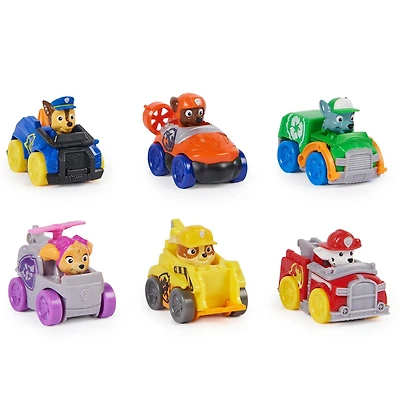 PAW Patrol : Pup Squad Racers, coffret de 6 voitures, jouets pour garçons et filles à partir de 3 ans