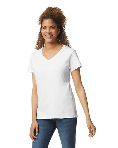 Gildan Women's Classic Short Sleeve V-Neck T-Shirt, V-neck t-shirt