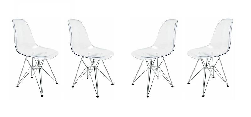 Heavenly Collection Chaise en Chrome Clair