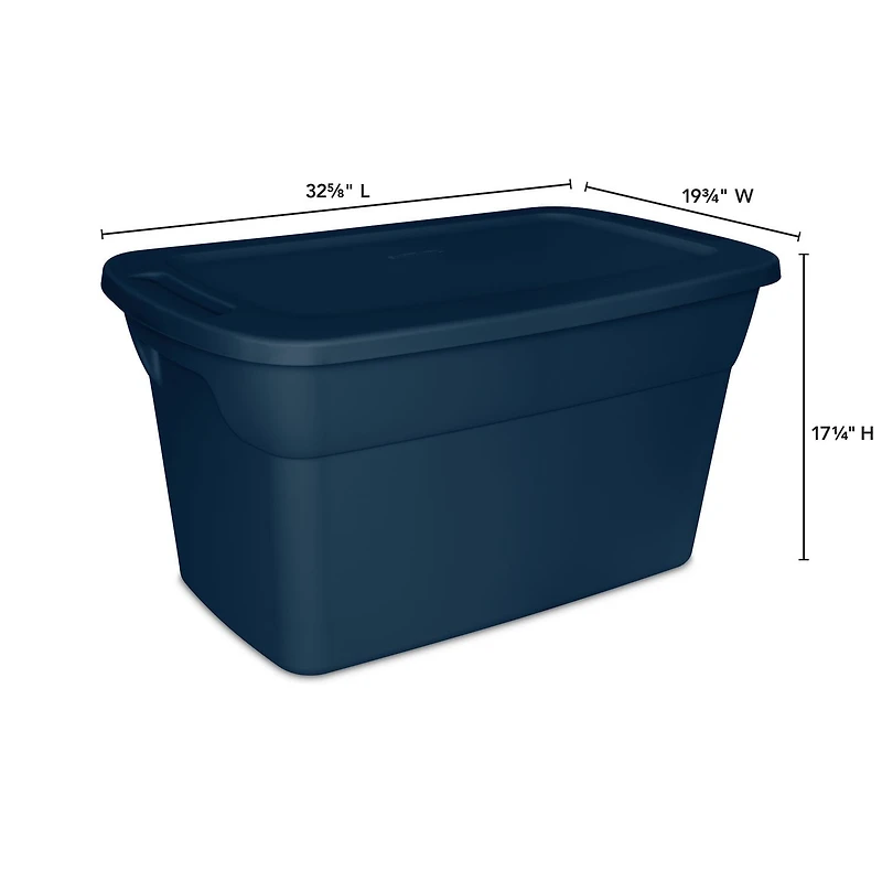 Sterilite 114 L BoÎte Tote - Bleu Marine