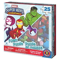 Marvel Super Hero Adventures 25-Piece Foam Puzzle
