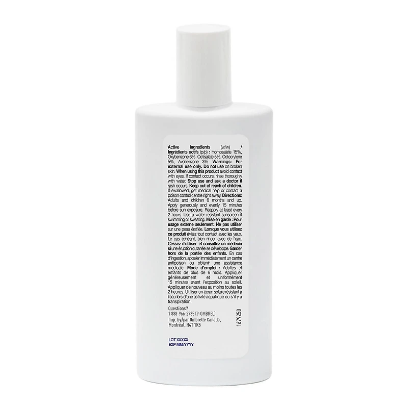 Ombrelle Ultra Light Advanced SPF 60 Sunscreen, 50 mL, Light Weight