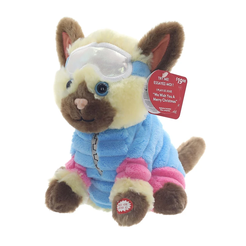 ANIMATED SKI CAT