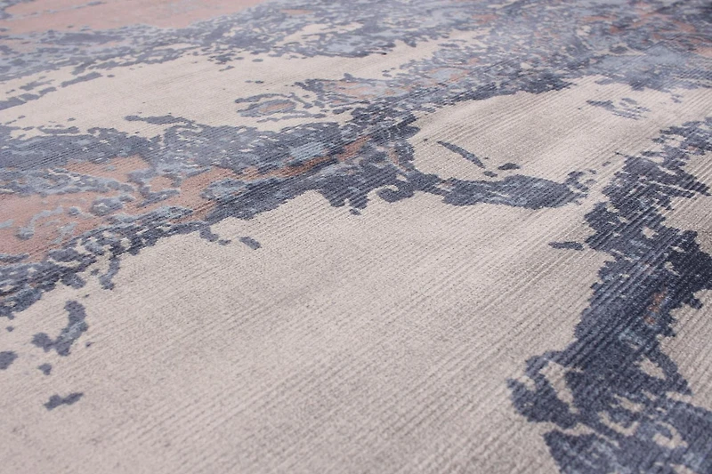 ECARPETGALLERY 4'10" x 7'5"  Transitional Galleria Hand Loomed Area Rug for Living Room, Dining Room and Bedroom in Blue