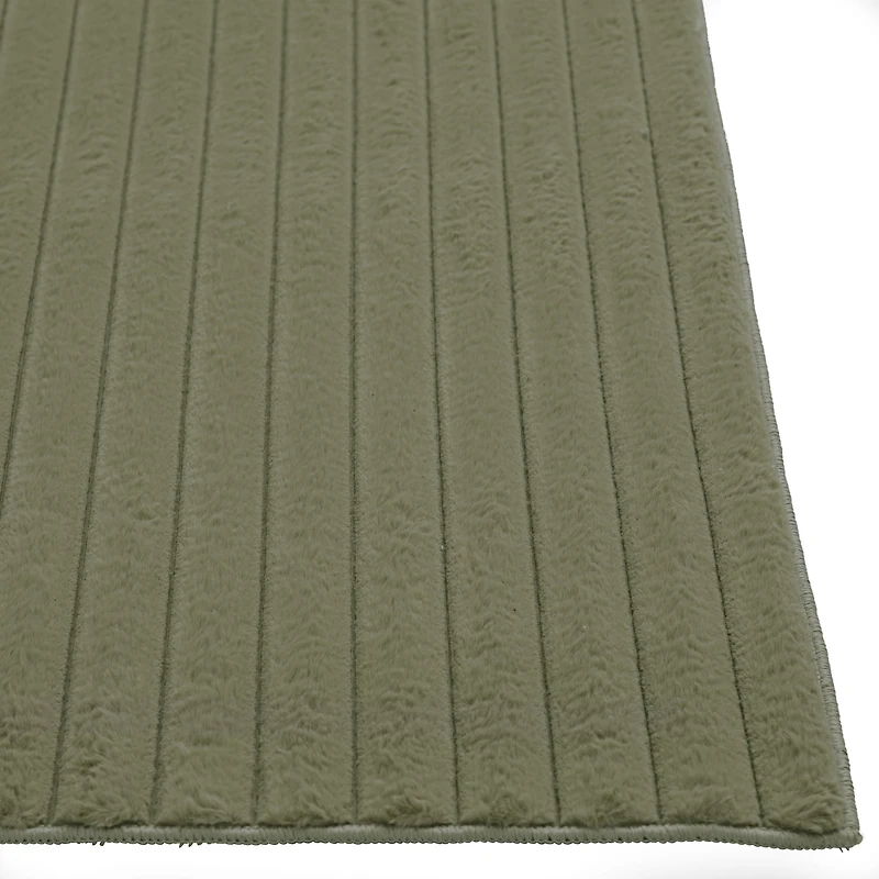 Tapis d'intérieur vert Avenue B Canale 3'6"x5'5" Tapis