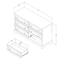 South Shore Hazen Nightstand