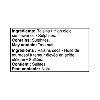 Raisins dorés sans pépins Great Value