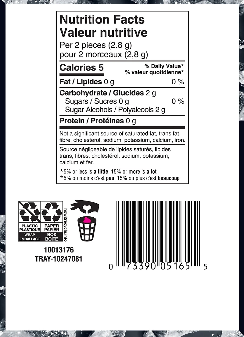 Dentyne Ice, Intense Sugarfree Gum - Pack of 4 (48 Pieces), 4 Pack (12 pcs ea), 48ct