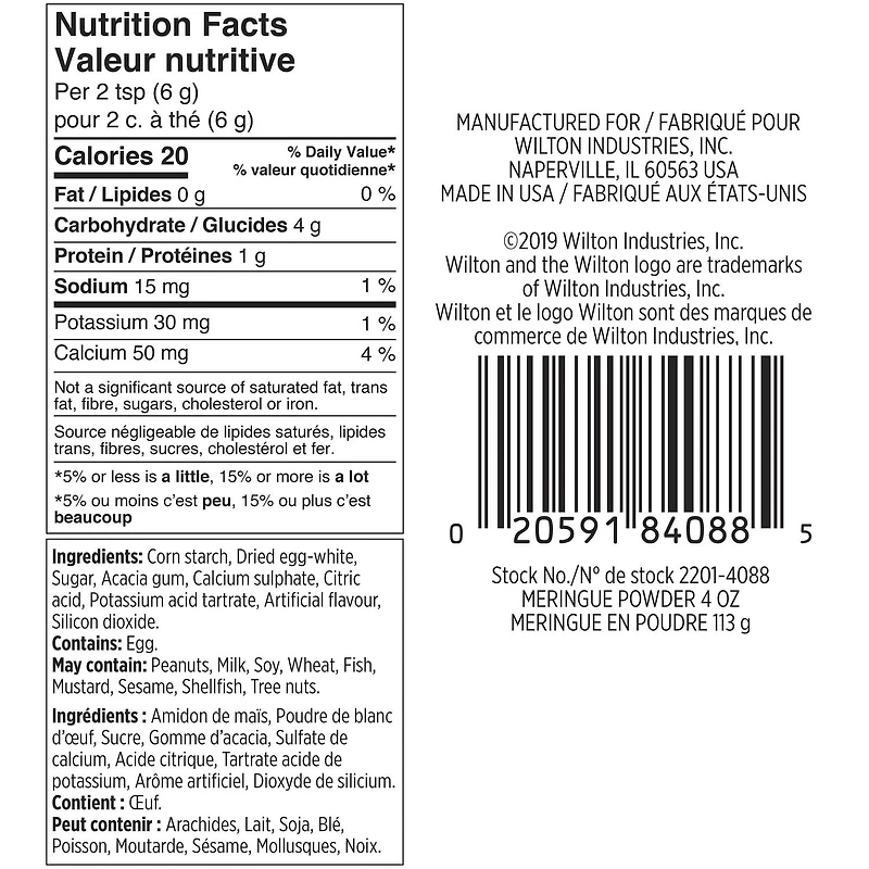 Wilton Meringue Powder, Meringue, 4 oz.