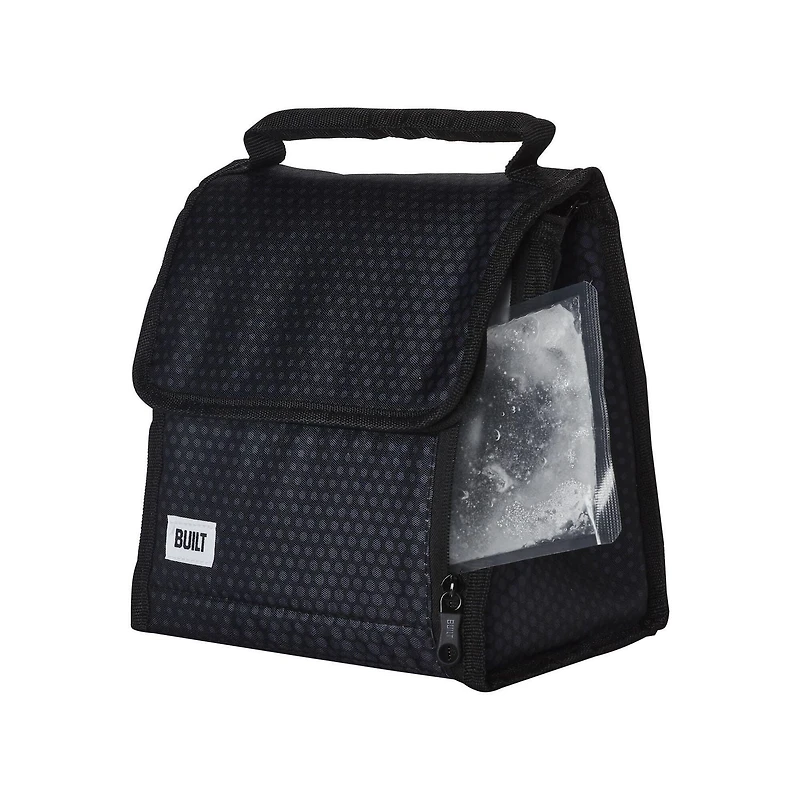 Sac à lunch Built NY Midnight Microdot Gel Cube Sac-repas Cubique Avec Sachets De Gel