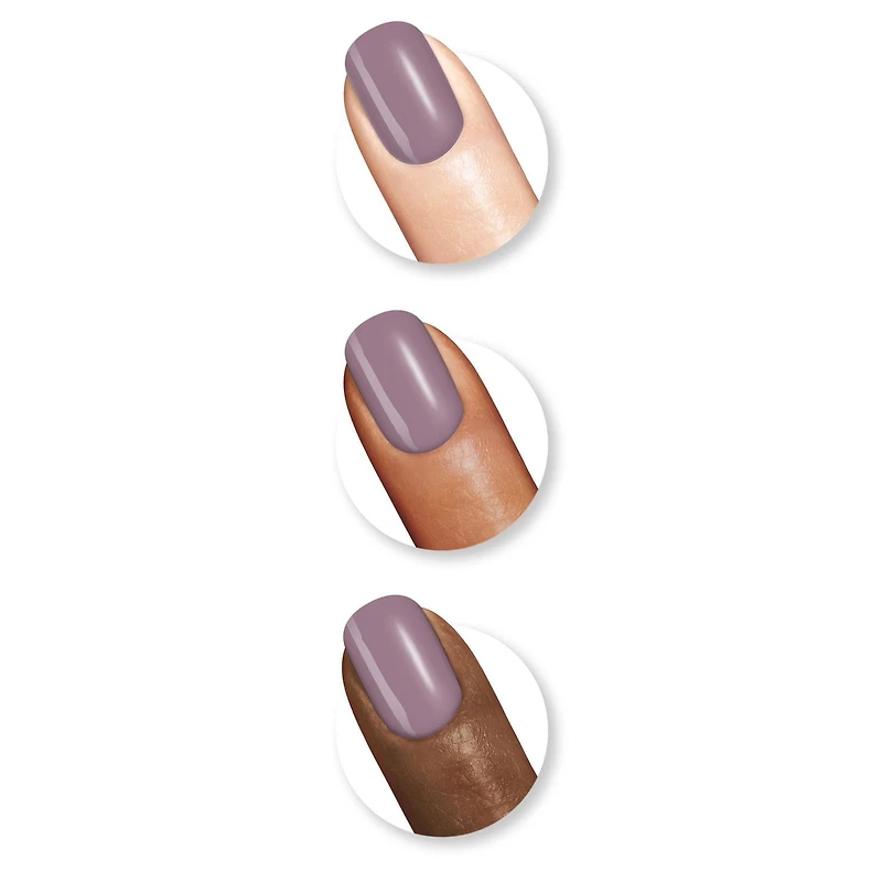 Sally Hansen Miracle Gel, vernis à ongles en gel, vernis à ongles résistant à l'écaillage, dure jusqu'à 8 jours Réussissez une manucure* qui dure jusqu’à 8 jours depuis le confort de votre domicile grâce au Sally Hansen Miracle Gel™. Notre vernis à ongles simili-gel 100 % végétalien vous donne des résultats de qualité professionnelle en 2 étapes simples (vernis + couche de finition)