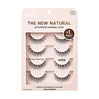 KISS The New Natural, Pearl Earring, Multipack, 4 Pairs., The New Natural, Pearl Earring