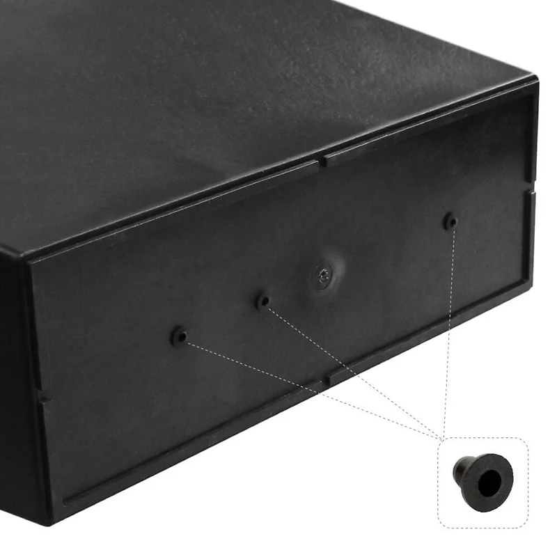 Tierra Verde 28in W x 20in H Sonata Classic Self-Watering X-Large Indoor/Outdoor Trough Planter in Black