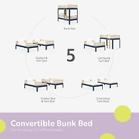 Storkcraft Next Santos Twin-over-Twin Bunk Bed