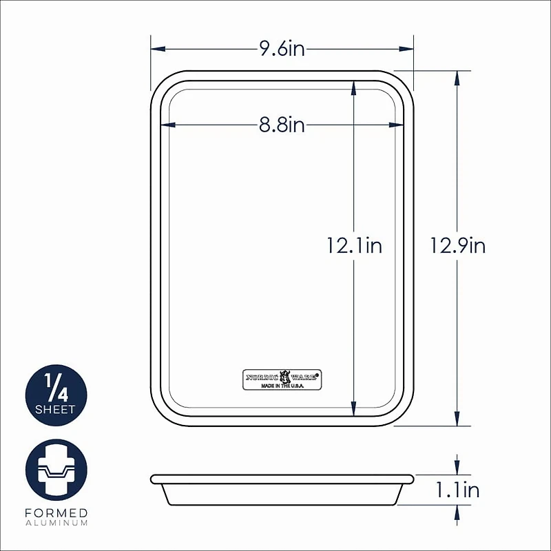 Plaque de cuisson en aluminium Nordic Ware