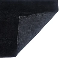 Tapis de Bain Mainstays Racetrack 100% Coton Noir Bath Rug, 17" x 24" Tapis de bain antidéparant