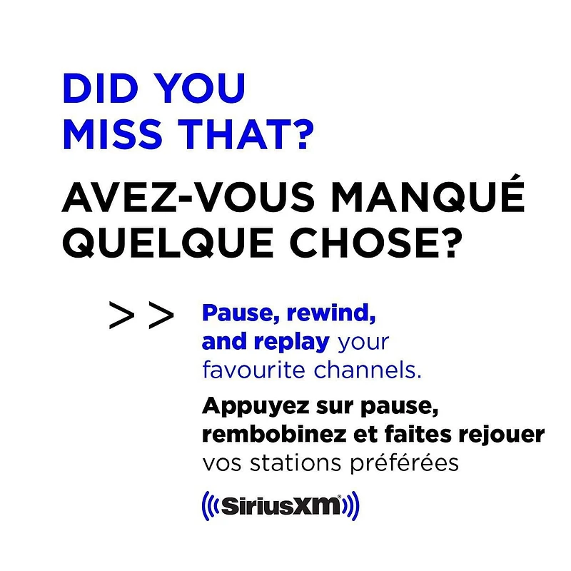 SiriusXM Onyx Plus Radio satellite avec kit véhicule + adaptateur FM direct
